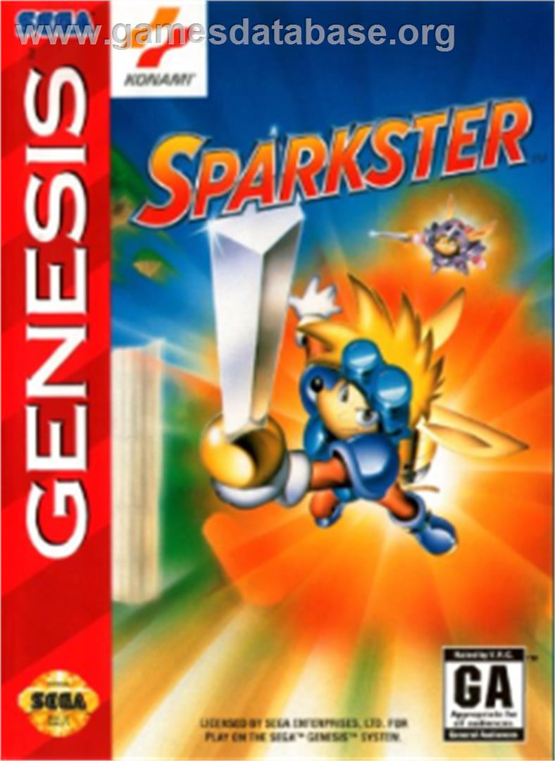 Sparkster - Sega Nomad - Artwork - Box