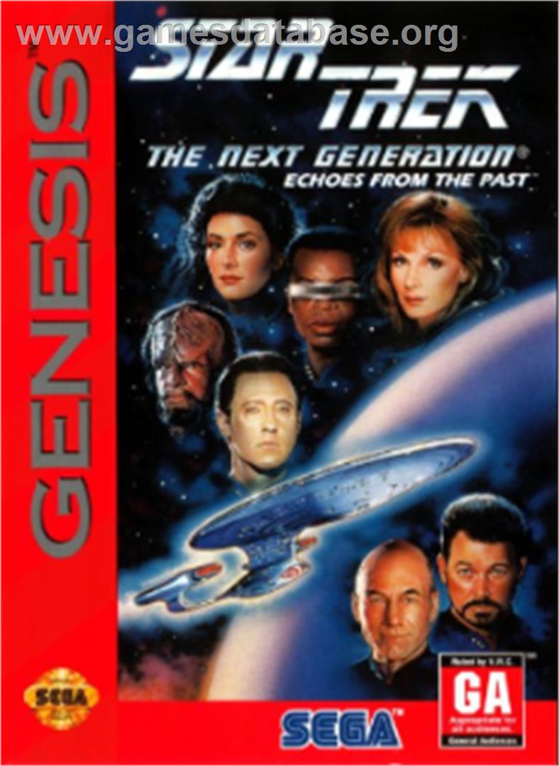Star Trek The Next Generation - Echoes from the Past - Sega Nomad - Artwork - Box