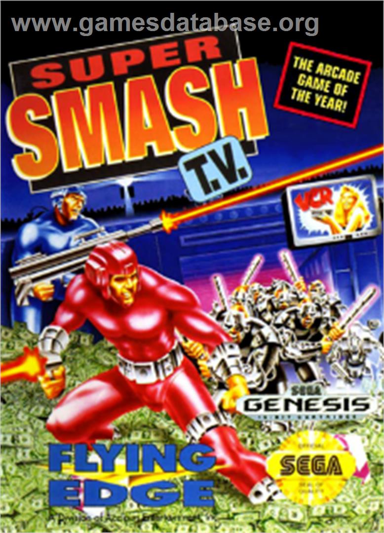 Super Smash T.V. - Sega Nomad - Artwork - Box