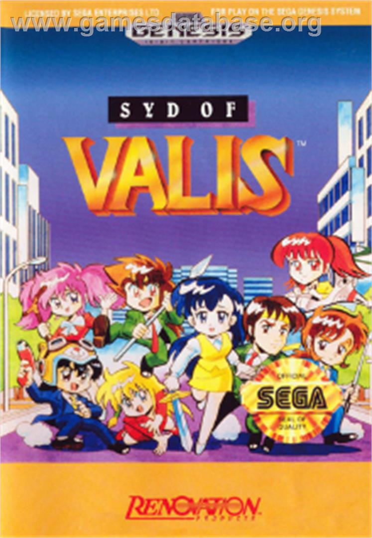 Syd of Valis - Sega Nomad - Artwork - Box