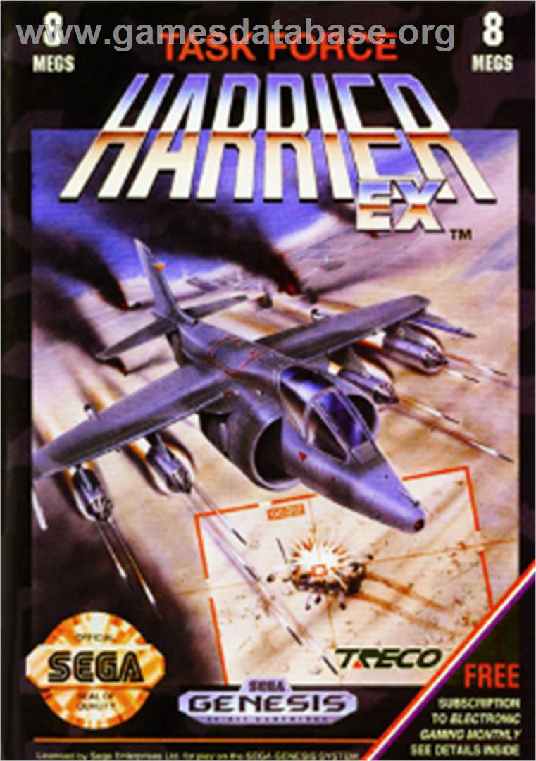 Task Force Harrier EX - Sega Nomad - Artwork - Box