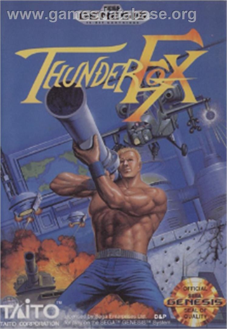 Thunder Fox - Sega Nomad - Artwork - Box
