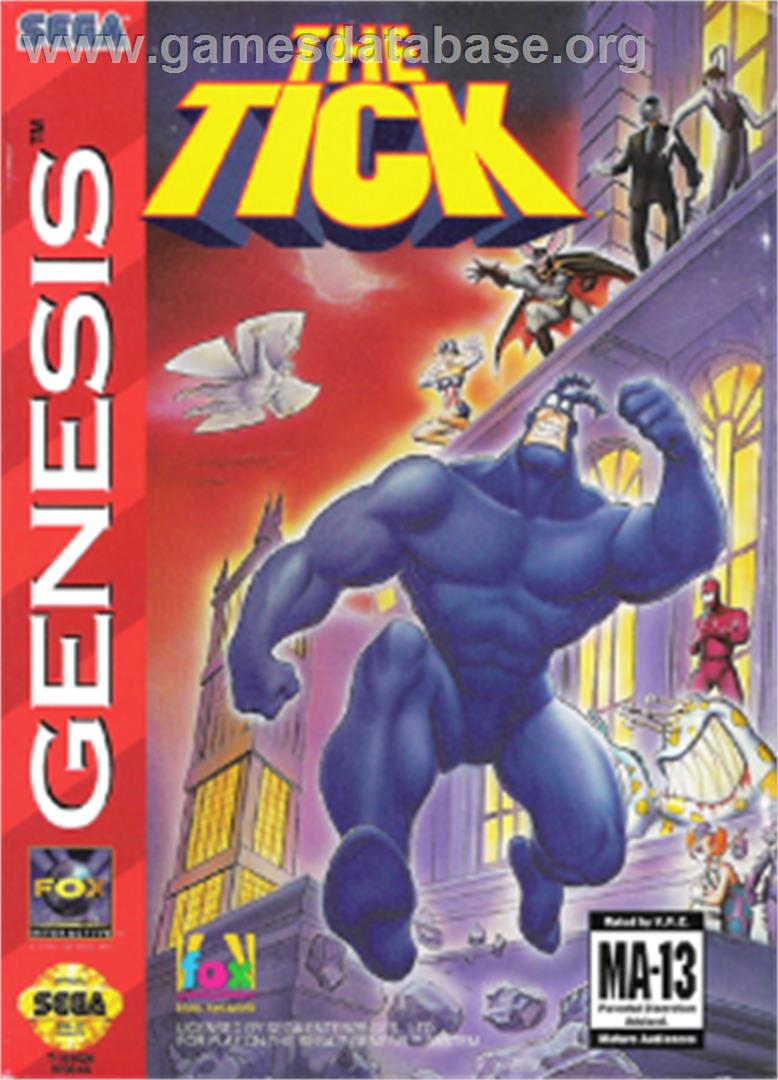 Tick, The - Sega Nomad - Artwork - Box