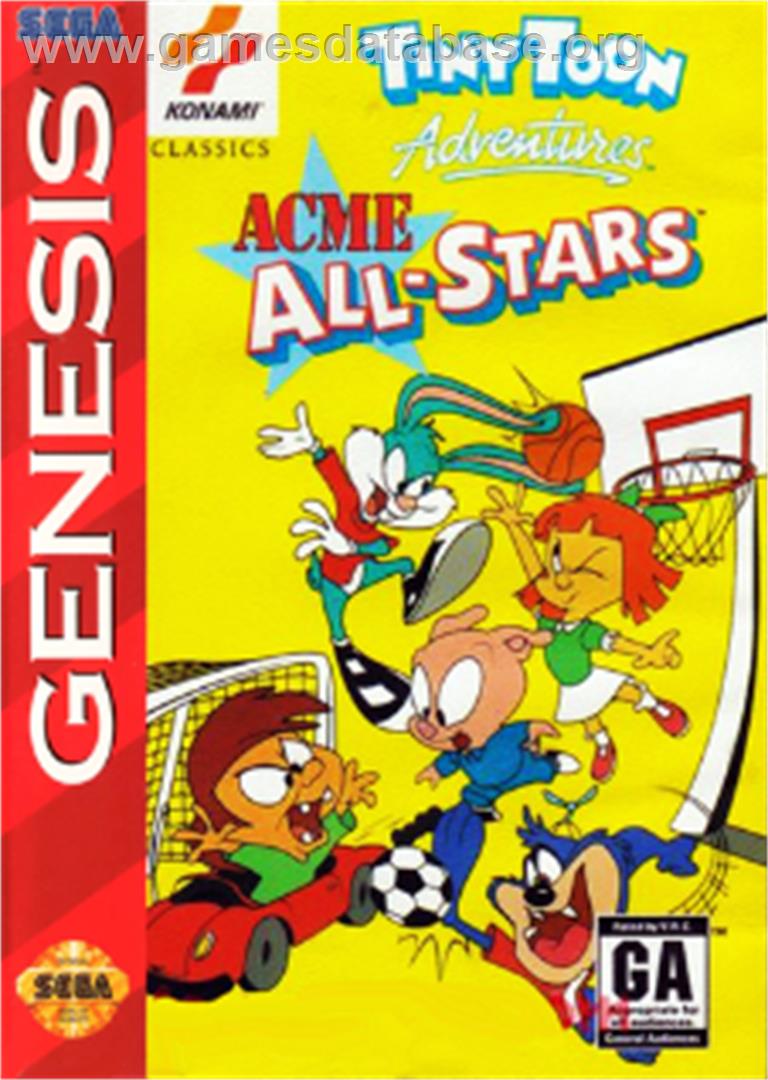 Tiny Toon Adventures: Acme All-Stars - Sega Nomad - Artwork - Box