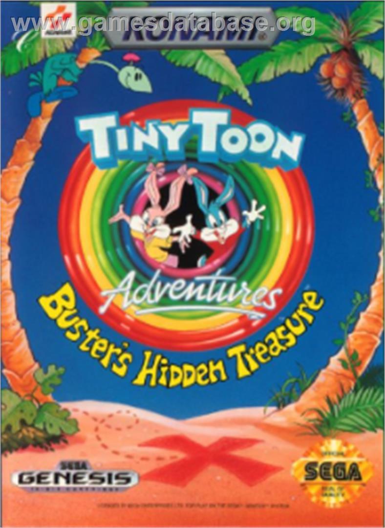 Tiny Toon Adventures: Buster's Hidden Treasure - Sega Nomad - Artwork - Box