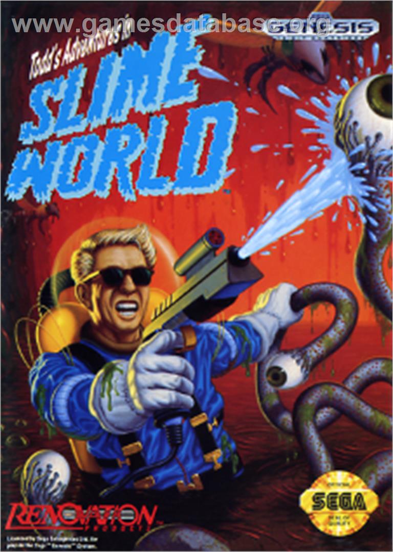Todd's Adventures in Slime World - Sega Nomad - Artwork - Box