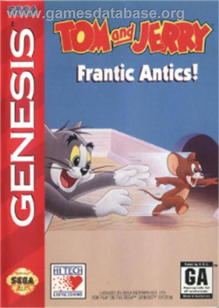 Tom and Jerry - Frantic Antics - Sega Nomad - Artwork - Box