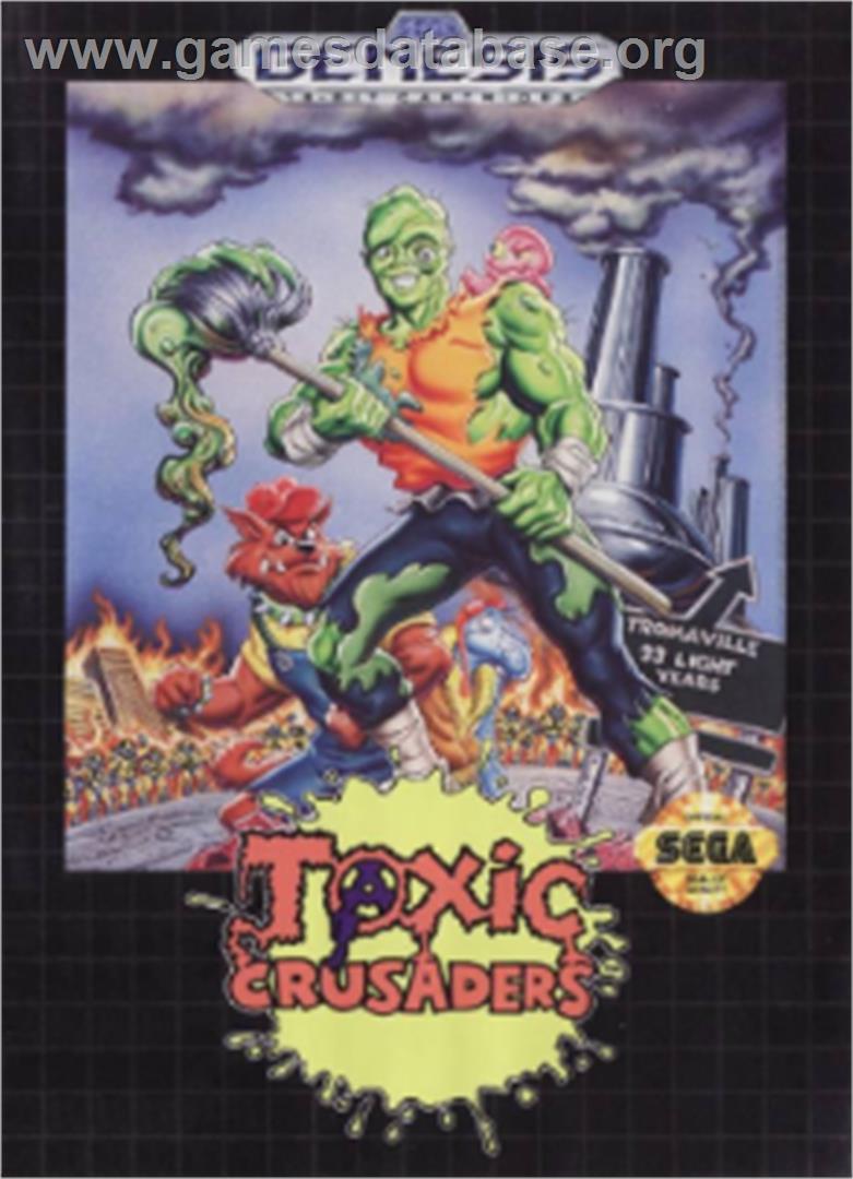 Toxic Crusaders - Sega Nomad - Artwork - Box