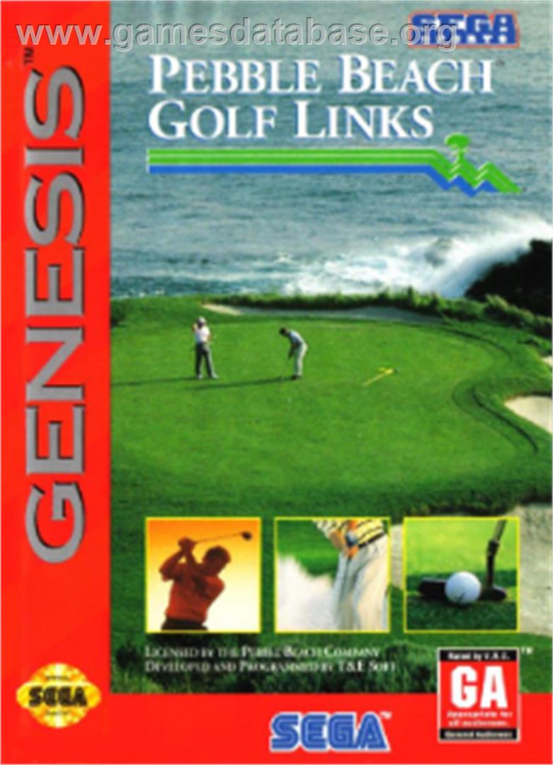 True Golf Classics: Pebble Beach Golf Links - Sega Nomad - Artwork - Box