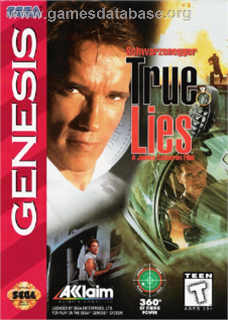True Lies - Sega Nomad - Artwork - Box