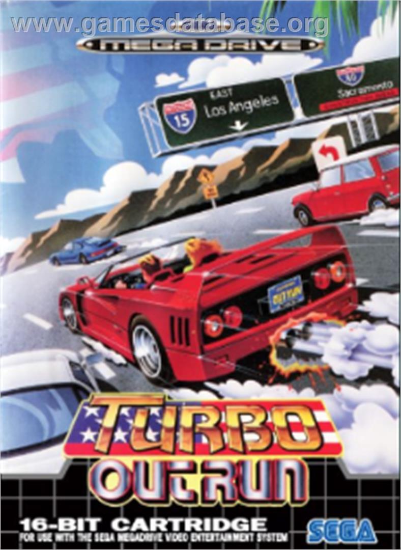Turbo Out Run - Sega Nomad - Artwork - Box