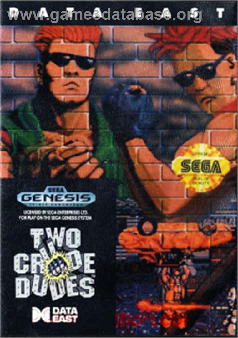 Two Crude Dudes - Sega Nomad - Artwork - Box