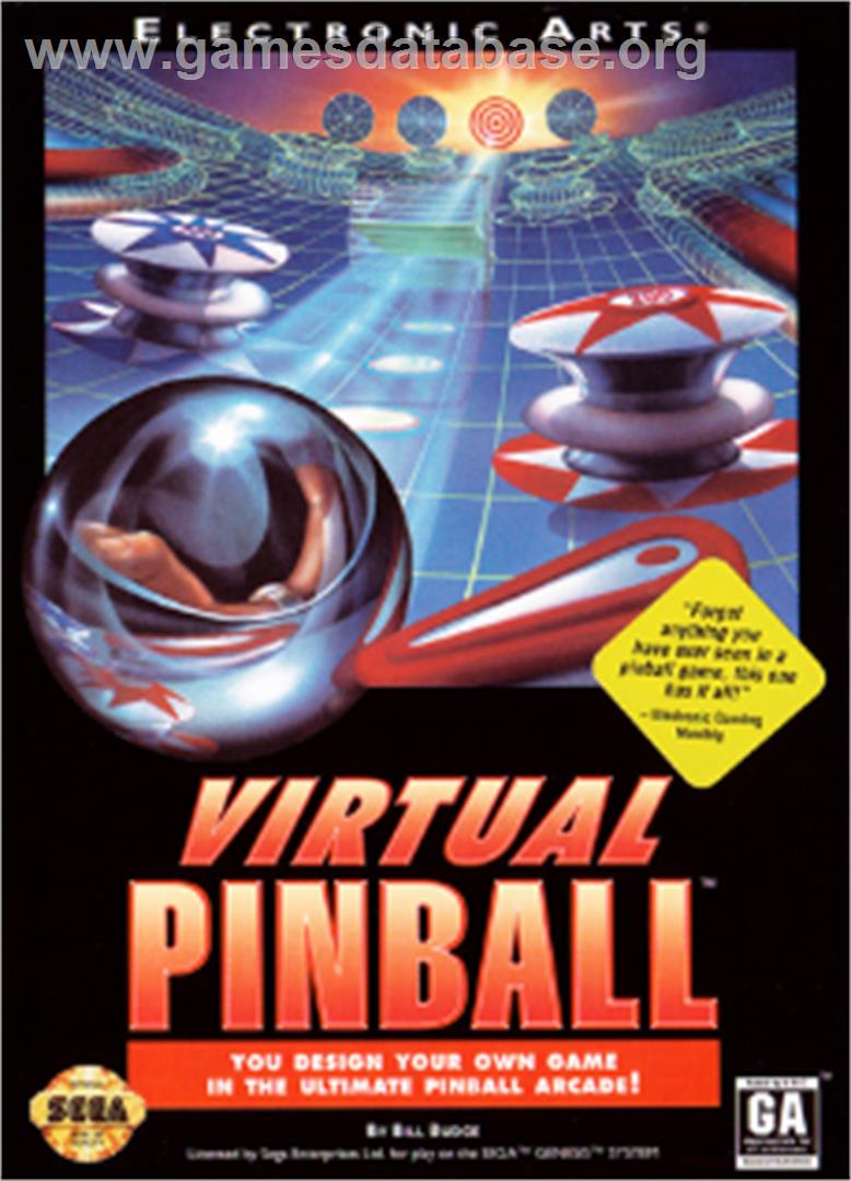 Virtual Pinball - Sega Nomad - Artwork - Box