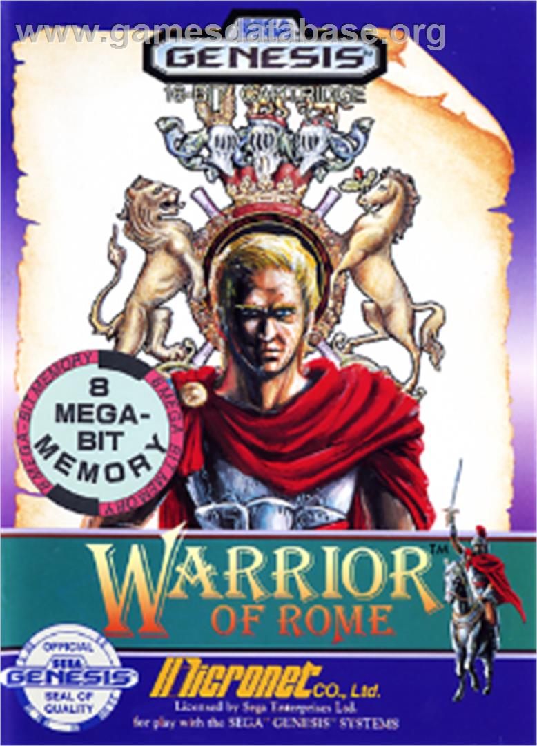 Warrior of Rome - Sega Nomad - Artwork - Box