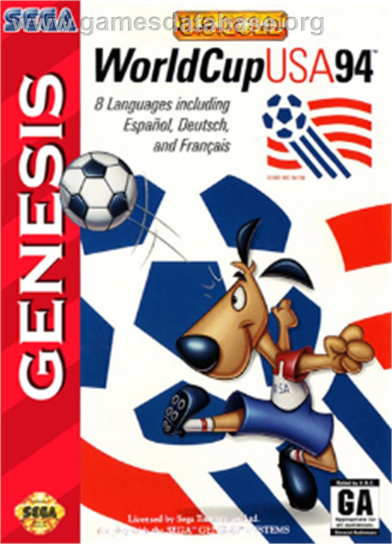 World Cup USA '94 - Sega Nomad - Artwork - Box