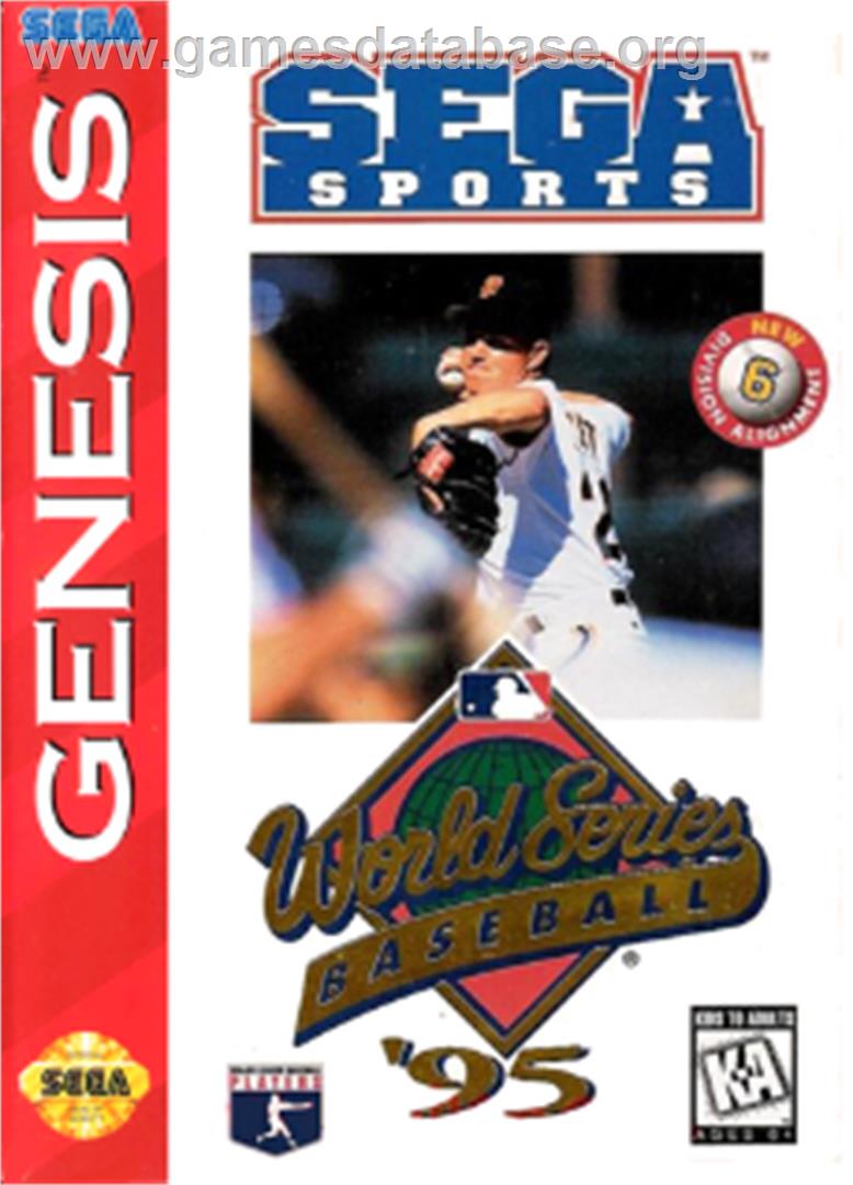 World Series Baseball '95 - Sega Nomad - Artwork - Box