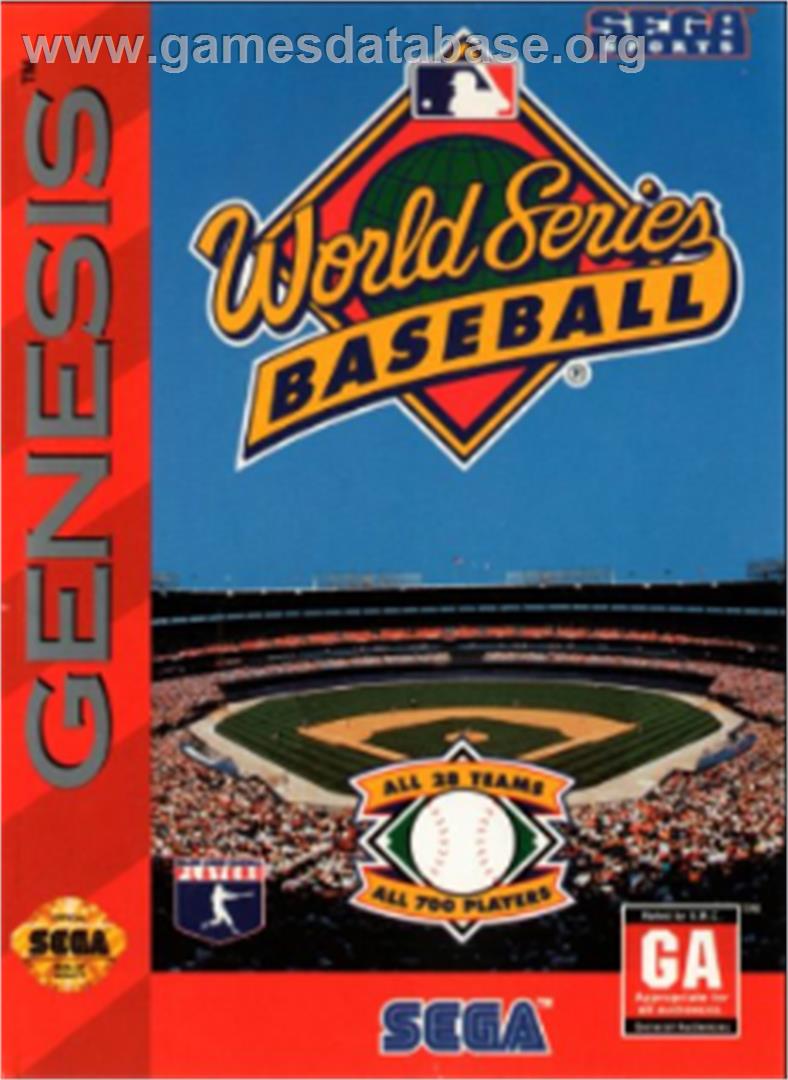 World Series Baseball - Sega Nomad - Artwork - Box
