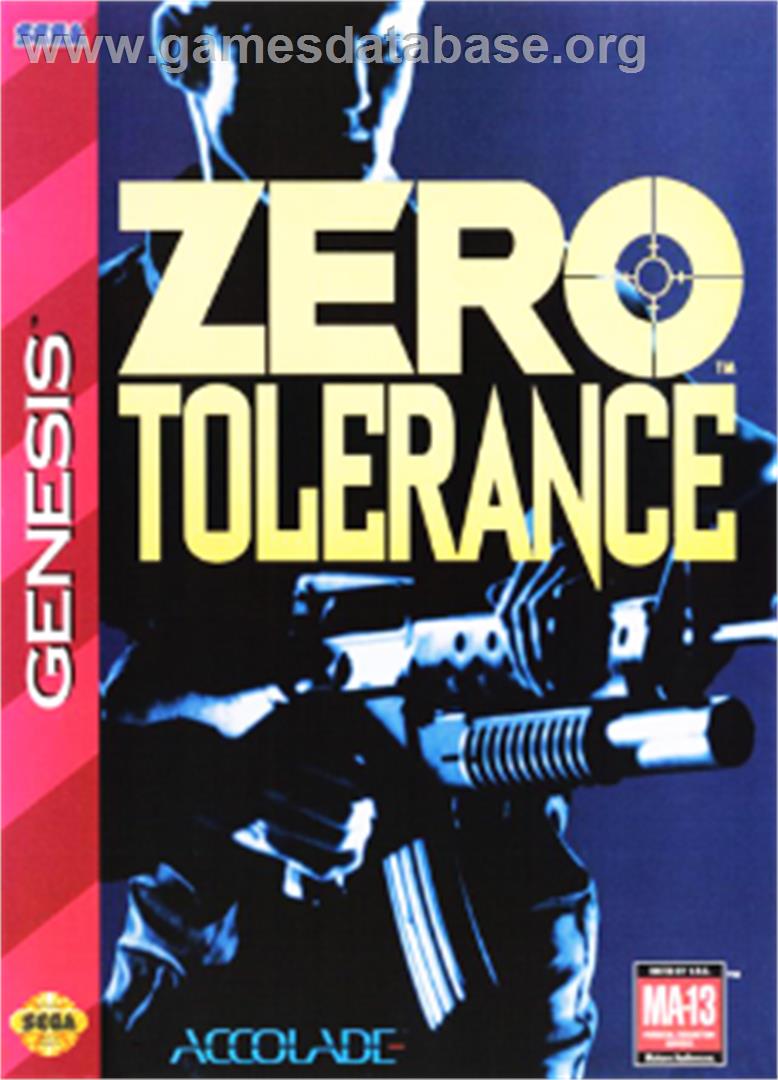 Zero Tolerance - Sega Nomad - Artwork - Box