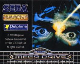 Cartridge artwork for Flashback on the Sega Nomad.