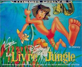 Cartridge artwork for Jungle Book, The on the Sega Nomad.