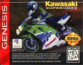 Cartridge artwork for Kawasaki Superbike Challenge on the Sega Nomad.