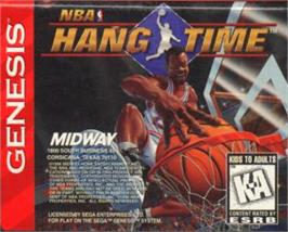 Cartridge artwork for NBA Hang Time on the Sega Nomad.