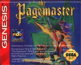 Cartridge artwork for Pagemaster, The on the Sega Nomad.