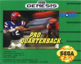 Cartridge artwork for Pro Quarterback on the Sega Nomad.