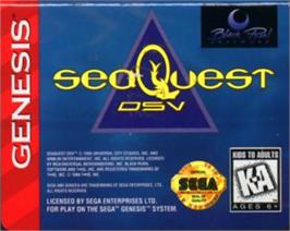 Cartridge artwork for SeaQuest DSV on the Sega Nomad.