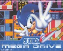 Cartridge artwork for Sonic The Hedgehog 3 on the Sega Nomad.