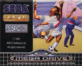 Cartridge artwork for Super Kick Off on the Sega Nomad.
