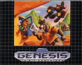 Cartridge artwork for TaleSpin on the Sega Nomad.