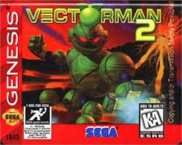 Cartridge artwork for Vectorman 2 on the Sega Nomad.