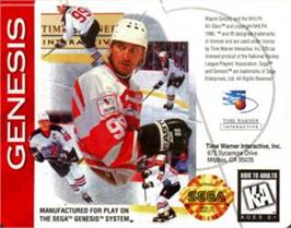 Cartridge artwork for Wayne Gretzsky NHLPA All-Stars on the Sega Nomad.