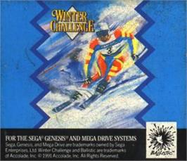 Cartridge artwork for Winter Challenge on the Sega Nomad.
