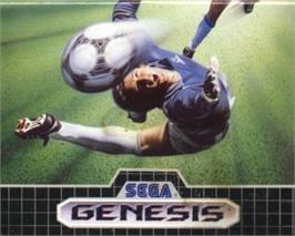 Cartridge artwork for World Championship Soccer on the Sega Nomad.