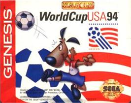 Cartridge artwork for World Cup USA '94 on the Sega Nomad.