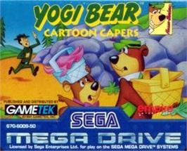 Cartridge artwork for Yogi Bear's Cartoon Capers on the Sega Nomad.