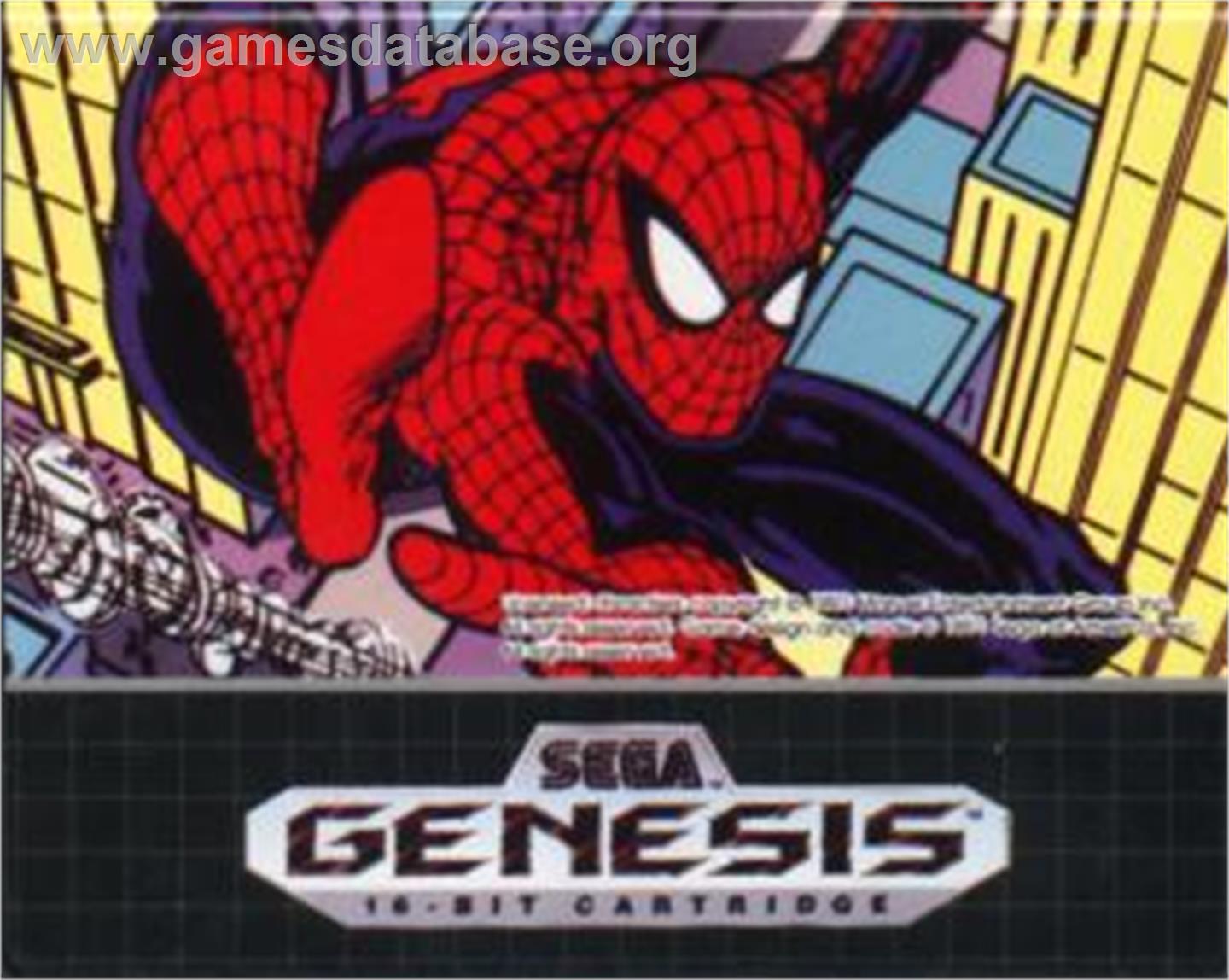 Amazing Spider-Man vs. The Kingpin, The - Sega Nomad - Artwork - Cartridge