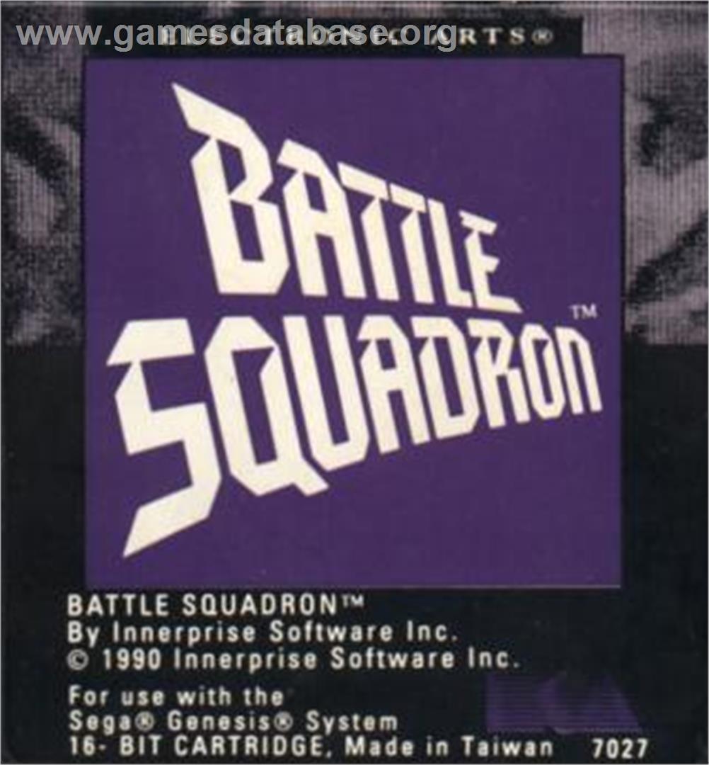 Battle Squadron - Sega Nomad - Artwork - Cartridge