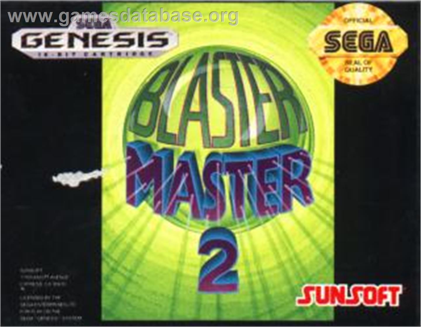 Blaster Master 2 - Sega Nomad - Artwork - Cartridge
