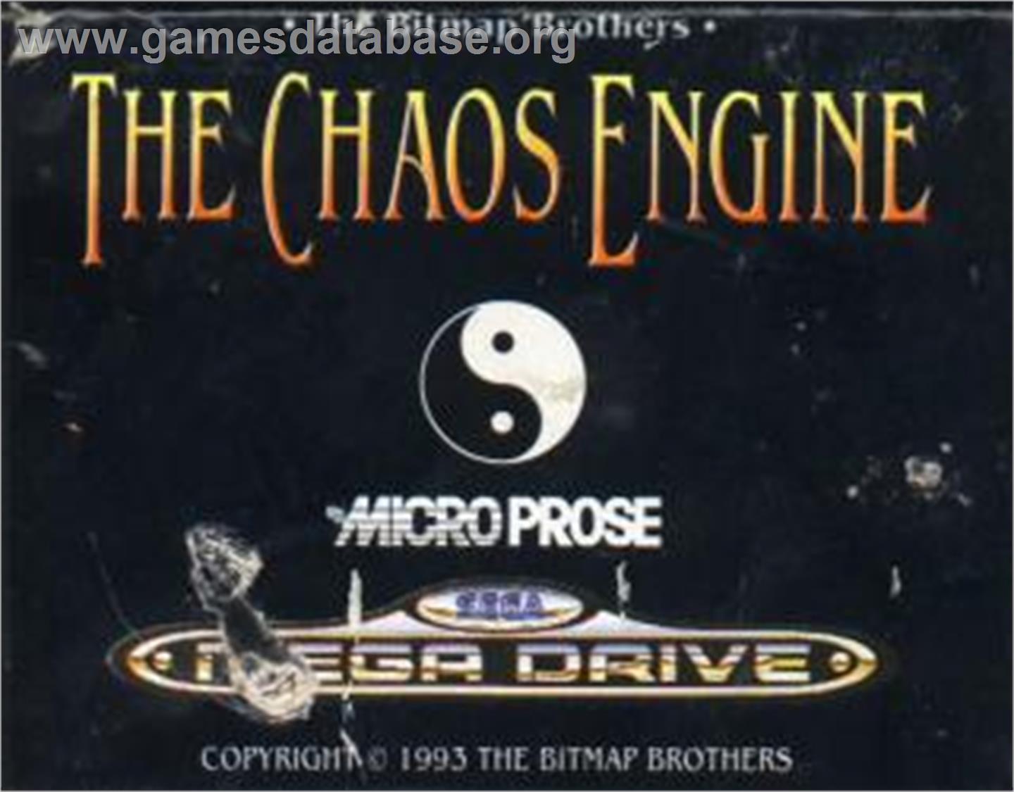 Chaos Engine, The - Sega Nomad - Artwork - Cartridge