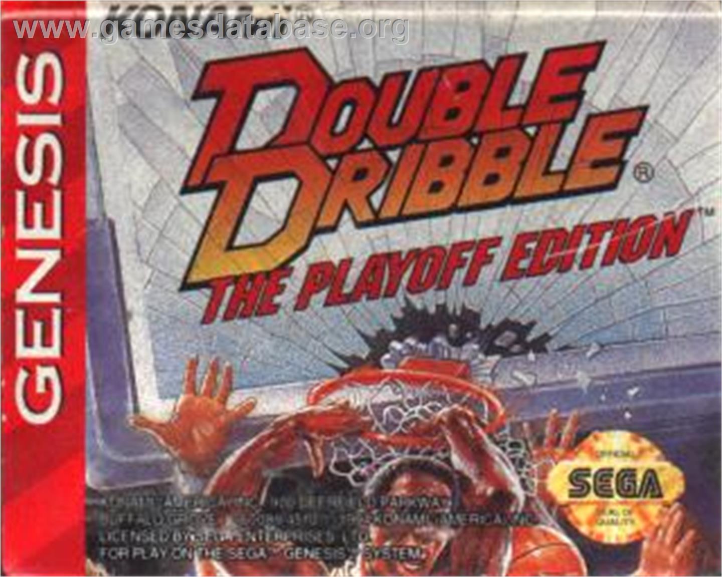 Double Dribble: The Playoff Edition - Sega Nomad - Artwork - Cartridge