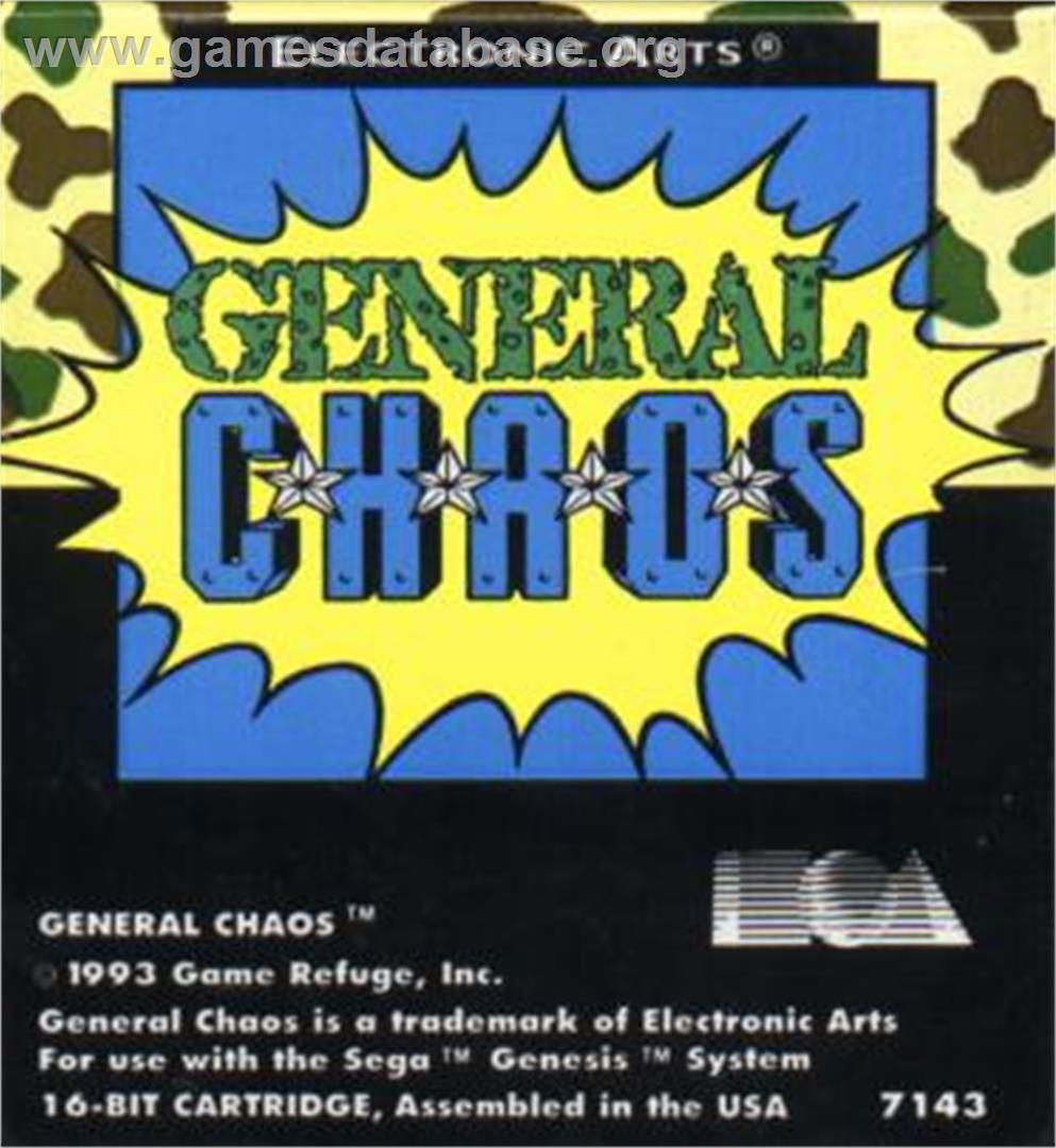 General Chaos - Sega Nomad - Artwork - Cartridge
