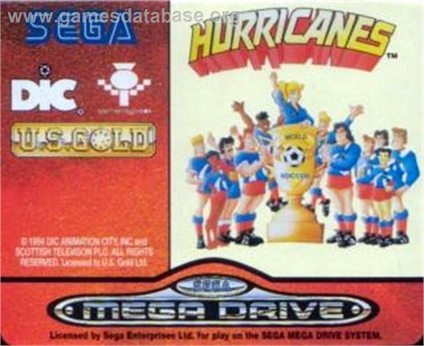 Hurricanes, The - Sega Nomad - Artwork - Cartridge