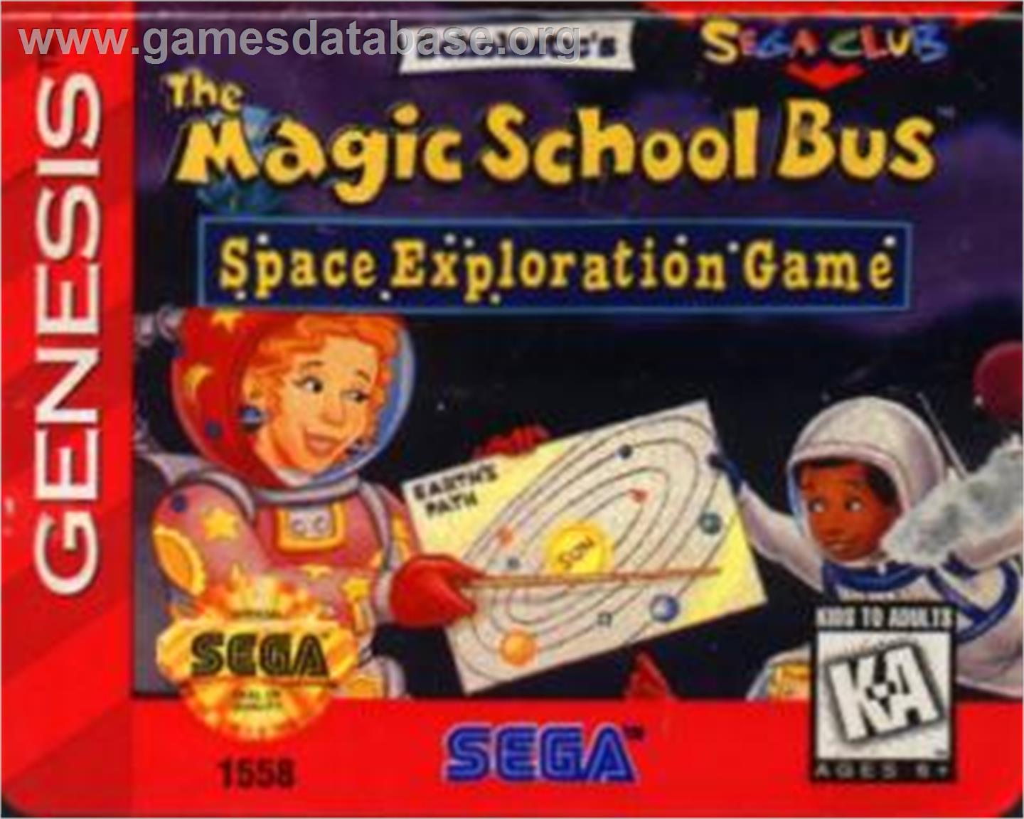 Magic School Bus, The - Sega Nomad - Artwork - Cartridge