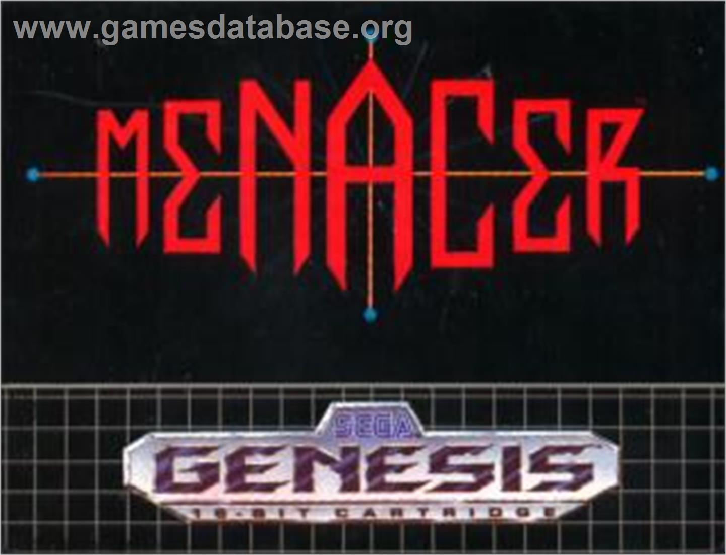 Menacer 6-Game Cartridge - Sega Nomad - Artwork - Cartridge
