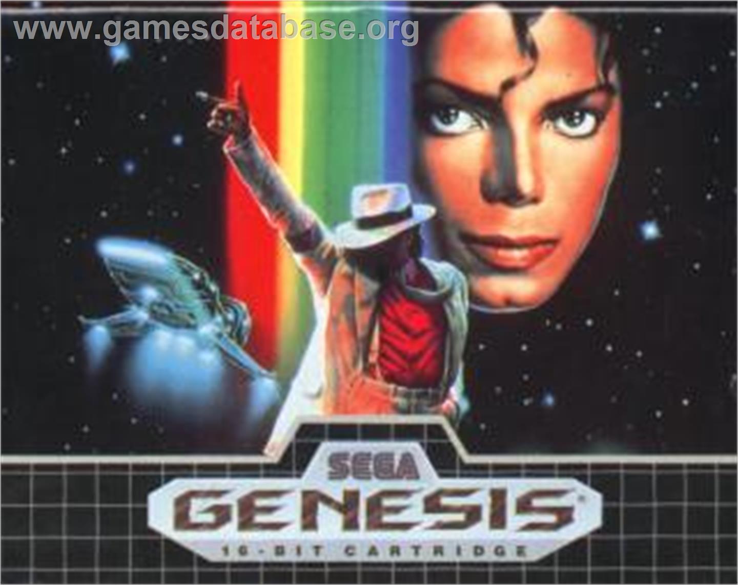 Michael Jackson's Moonwalker - Sega Nomad - Artwork - Cartridge