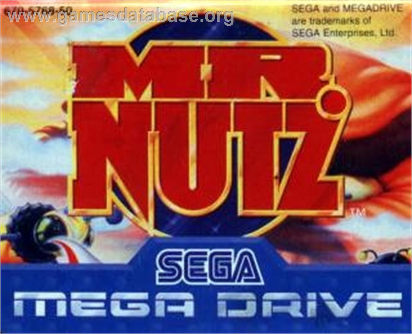 Mr Nutz - Sega Nomad - Artwork - Cartridge
