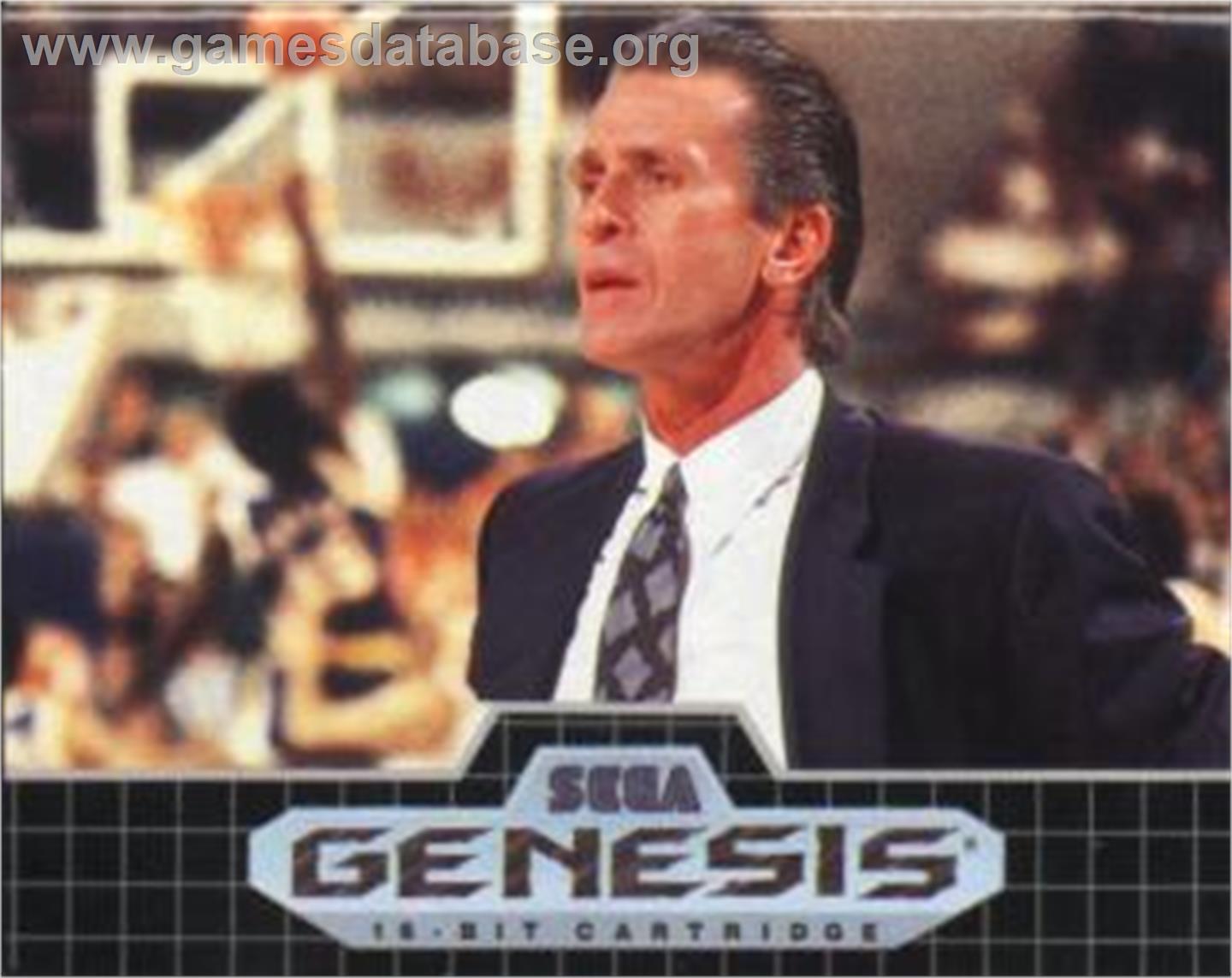 Pat Riley Basketball - Sega Nomad - Artwork - Cartridge